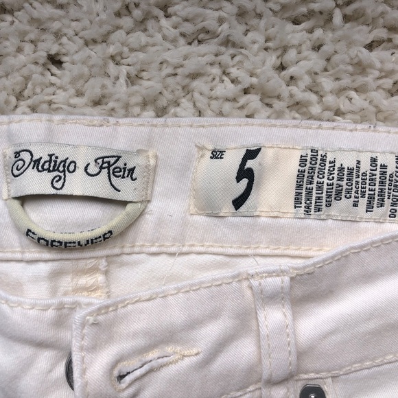Off white/cream pants, size 5 by Indigo Rein. - Picture 3 of 4